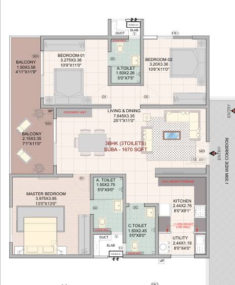 Myhna Vistara Floorplan